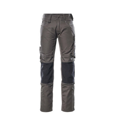 Mascot Unique Mannheim TrousersDark Anthracite/black   (33.5) (Leg LengthLong) from B&Q