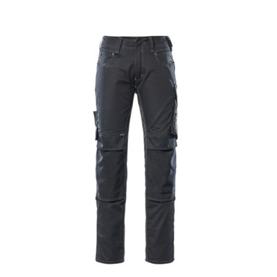Mascot Unique Mannheim TrousersBlack/dark Anthracite   (28) (Leg LengthRegular) from B&Q