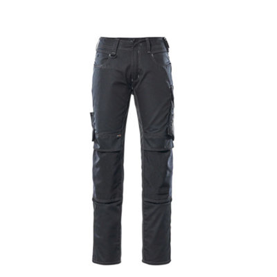 Mascot Unique Mannheim TrousersBlack/dark Anthracite   (33.5) (Leg LengthRegular) from B&Q