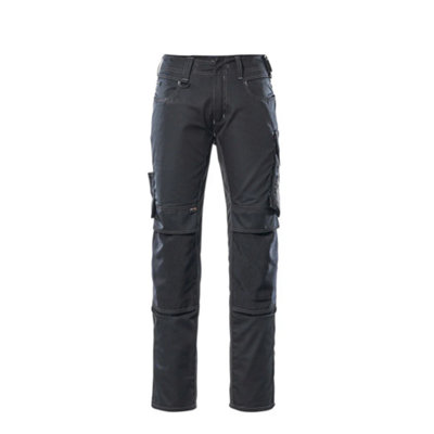 Mascot Unique Mannheim TrousersBlack/dark Anthracite   (35.5) (Leg LengthRegular) from B&Q