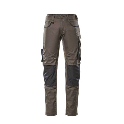 Mascot Unique Lemberg TrousersDark Anthracite/black   (30.5) (Leg LengthShort) from B&Q