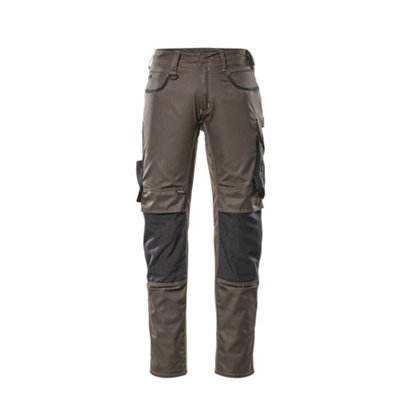 Mascot Unique Lemberg TrousersDark Anthracite/black   (38.5) (Leg LengthShort) from B&Q