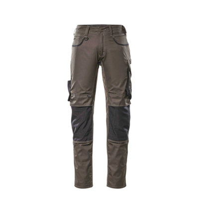 Mascot Unique Lemberg TrousersDark Anthracite/black   (36.5) (Leg LengthRegular) from B&Q
