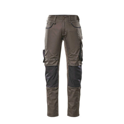 Mascot Unique Lemberg TrousersDark Anthracite/black   (46.5) (Leg LengthRegular) from B&Q