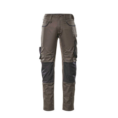 Mascot Unique Lemberg TrousersDark Anthracite/black   (48.5) (Leg LengthRegular) from B&Q