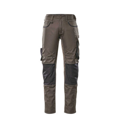 Mascot Unique Lemberg TrousersDark Anthracite/black   (52.5) (Leg LengthRegular) from B&Q