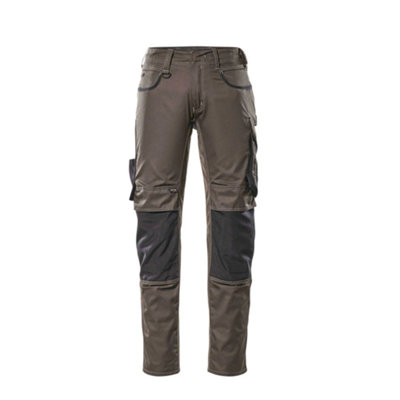 Mascot Unique Lemberg TrousersDark Anthracite/black   (33.5) (Leg LengthLong) from B&Q