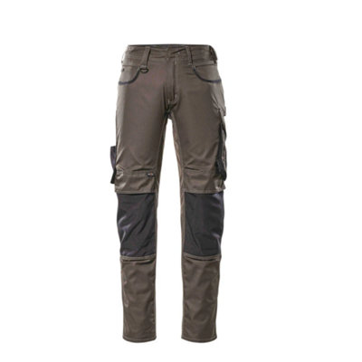 Mascot Unique Lemberg TrousersDark Anthracite/black   (36.5) (Leg LengthLong) from B&Q