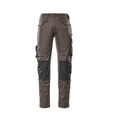 Mascot Unique Lemberg TrousersDark Anthracite/black   (44.5) (Leg LengthLong) from B&Q