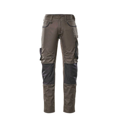 Mascot Unique Lemberg TrousersDark Anthracite/black   (46.5) (Leg LengthLong) from B&Q