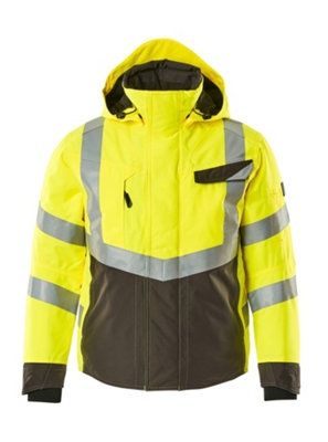 Mascot Safe Supreme Hastings Winter Jacket (Hi-Vis Yellow/dark Anthracite)  (Xxxx Large) from B&Q