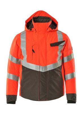 Mascot Safe Supreme Hastings Winter Jacket (Hi-Vis Red/dark Anthracite)  (Xxxx Large) from B&Q