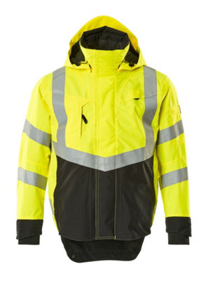 Mascot Safe Supreme Harlow Outer Shell Jacket (Hi-Vis Yellow/black)  (Small) from B&Q