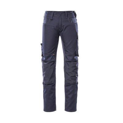 Mascot Unique Mannheim TrousersDark Navy Blue   (36.5) (Leg LengthShort) from B&Q
