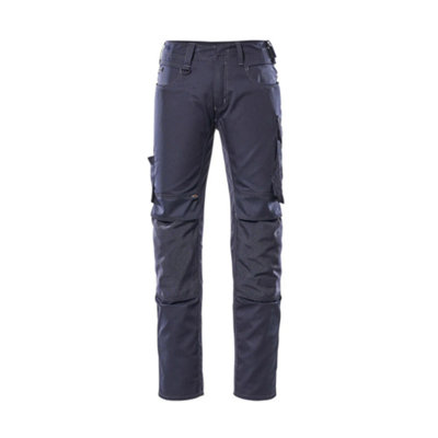 Mascot Unique Mannheim TrousersDark Navy Blue   (38.5) (Leg LengthShort) from B&Q