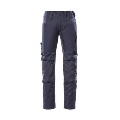 Mascot Unique Mannheim TrousersDark Navy Blue   (40.5) (Leg LengthShort) from B&Q