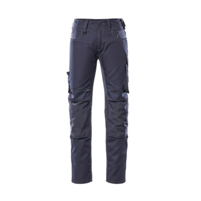 Mascot Unique Mannheim TrousersDark Navy Blue   (34.5) (Leg LengthLong) from B&Q