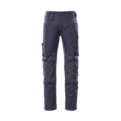 Mascot Unique Mannheim TrousersDark Navy Blue   (46.5) (Leg LengthLong) from B&Q