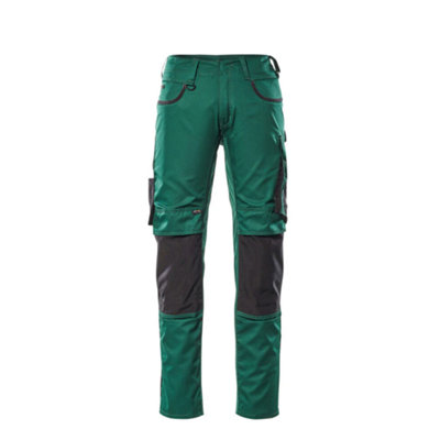 Mascot Unique Lemberg TrousersGreen/black   (36.5) (Leg LengthShort) from B&Q