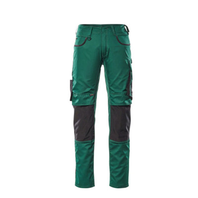 Mascot Unique Lemberg TrousersGreen/black   (40.5) (Leg LengthShort) from B&Q