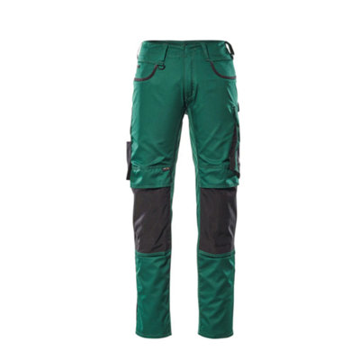 Mascot Unique Lemberg TrousersGreen/black   (36.5) (Leg LengthRegular) from B&Q