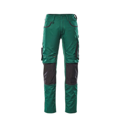 Mascot Unique Lemberg TrousersGreen/black   (40.5) (Leg LengthRegular) from B&Q
