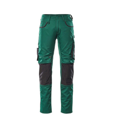 Mascot Unique Lemberg TrousersGreen/black   (30.5) (Leg LengthLong) from B&Q