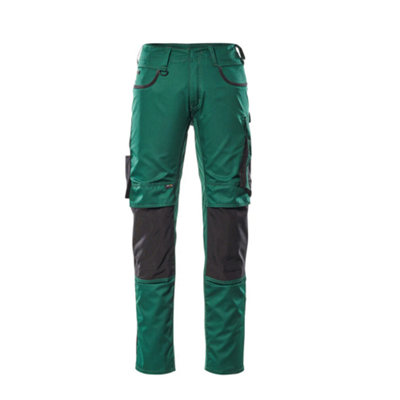 Mascot Unique Lemberg TrousersGreen/black   (32.5) (Leg LengthLong) from B&Q