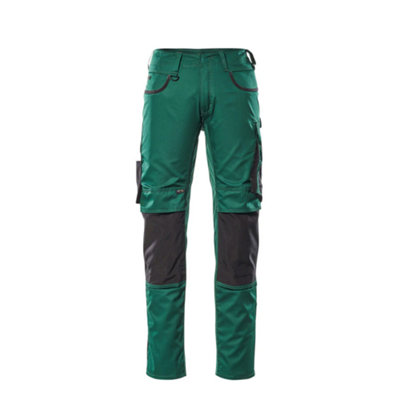 Mascot Unique Lemberg TrousersGreen/black   (34.5) (Leg LengthLong) from B&Q