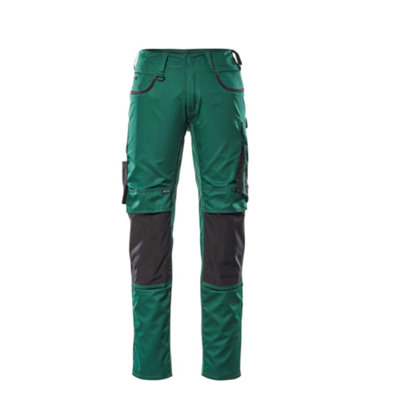 Mascot Unique Lemberg TrousersGreen/black   (35.5) (Leg LengthLong) from B&Q