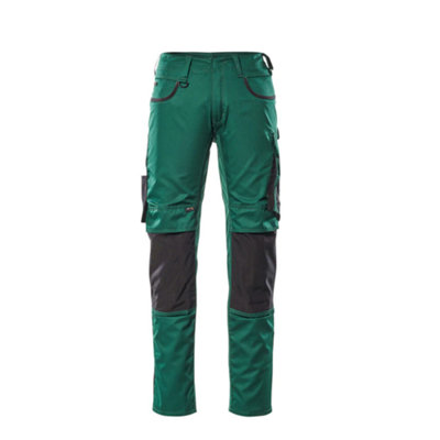 Mascot Unique Lemberg TrousersGreen/black   (44.5) (Leg LengthLong) from B&Q