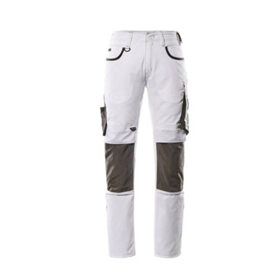 Mascot Unique Lemberg TrousersWhite/dark Anthracite   (29.5) (Leg LengthRegular) from B&Q