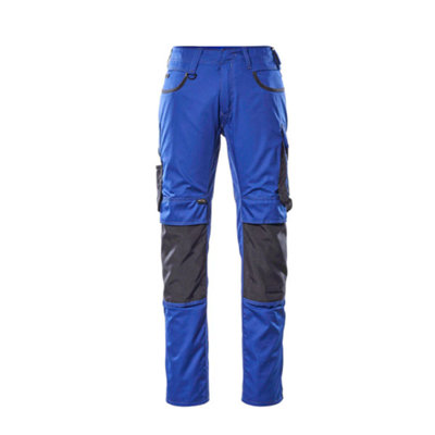 Mascot Unique Lemberg TrousersRoyal/dark Navy Blue  (32.5) (Leg LengthShort) from B&Q