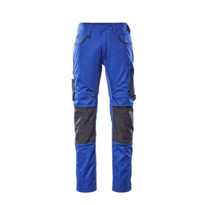Mascot Unique Lemberg TrousersRoyal/dark Navy Blue  (34.5) (Leg LengthShort) from B&Q