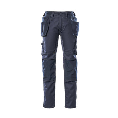 Mascot Unique Lightweight Trousers With Holster Pockets (Dark Navy)  (32.5) (Leg LengthRegular) from B&Q