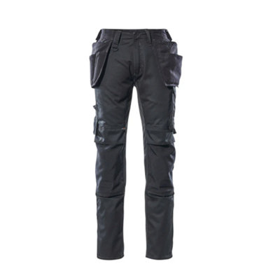 Mascot Unique Lightweight Trousers With Holster Pockets (Black)  (32.5) (Leg LengthRegular) from B&Q