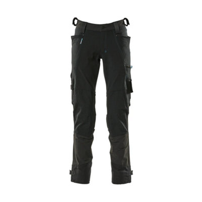 Mascot Advanced Trousers With Dyneema Kneepad PocketsBlack   (34.5) (Leg LengthRegular) from B&Q