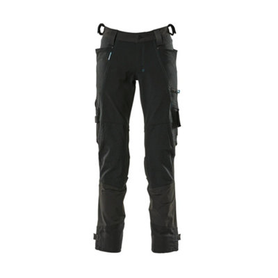Mascot Advanced Trousers With Dyneema Kneepad PocketsBlack   (31.5) (Leg LengthLong) from B&Q