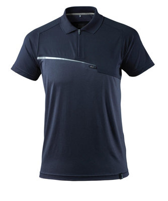 Mascot Advanced Moisture Wicking Polo Shirt With Chest Pocket (Dark Navy Blue)  (X Small) from B&Q