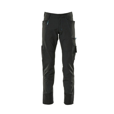 Mascot Advanced Ultimate Stretch Lightweight TrousersBlack   (27) (Leg LengthRegular) from B&Q