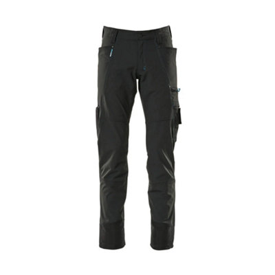 Mascot Advanced Ultimate Stretch Lightweight TrousersBlack   (28.5) (Leg LengthRegular) from B&Q