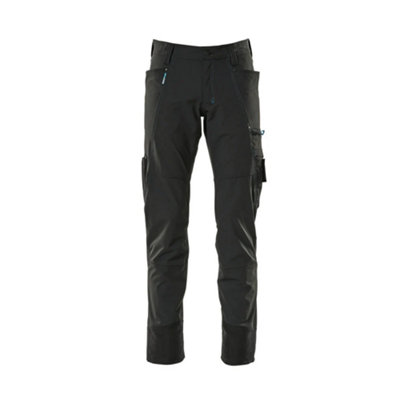 Mascot Advanced Ultimate Stretch Lightweight TrousersBlack   (40.5) (Leg LengthRegular) from B&Q