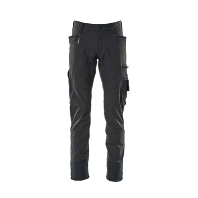 Mascot Advanced Ultimate Stretch Lightweight TrousersDark Navy Blue   (32.5) (Leg LengthRegular) from B&Q