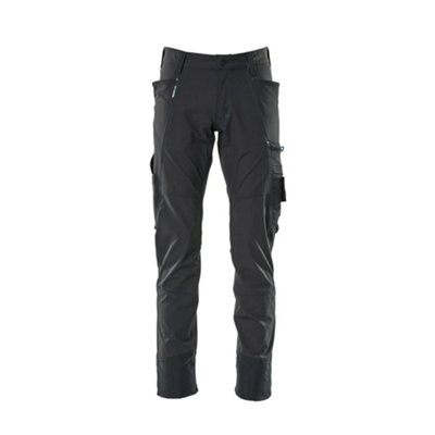 Mascot Advanced Ultimate Stretch Lightweight TrousersDark Navy Blue   (33.5) (Leg LengthRegular) from B&Q