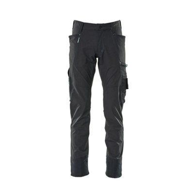 Mascot Advanced Ultimate Stretch Lightweight TrousersDark Navy Blue   (48.5) (Leg LengthRegular) from B&Q