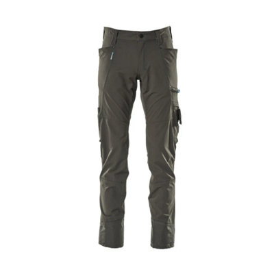 Mascot Advanced Ultimate Stretch Lightweight TrousersDark Anthracite   (27) (Leg LengthRegular) from B&Q