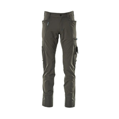 Mascot Advanced Ultimate Stretch Lightweight TrousersDark Anthracite   (28.5) (Leg LengthRegular) from B&Q