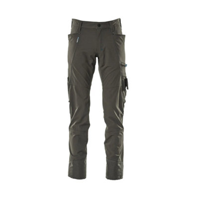 Mascot Advanced Ultimate Stretch Lightweight TrousersDark Anthracite   (31.5) (Leg LengthRegular) from B&Q