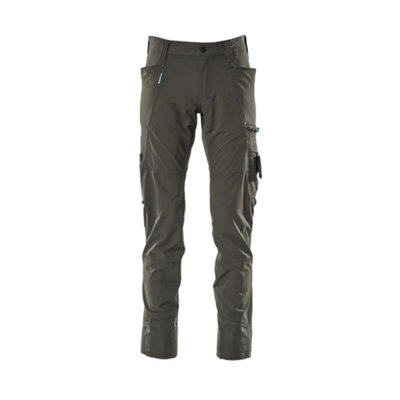 Mascot Advanced Ultimate Stretch Lightweight TrousersDark Anthracite   (48.5) (Leg LengthRegular) from B&Q