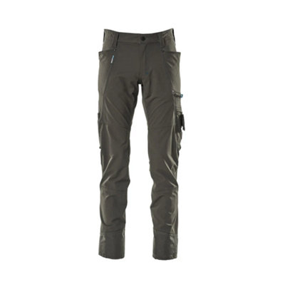 Mascot Advanced Ultimate Stretch Lightweight TrousersDark Anthracite   (52.5) (Leg LengthRegular) from B&Q